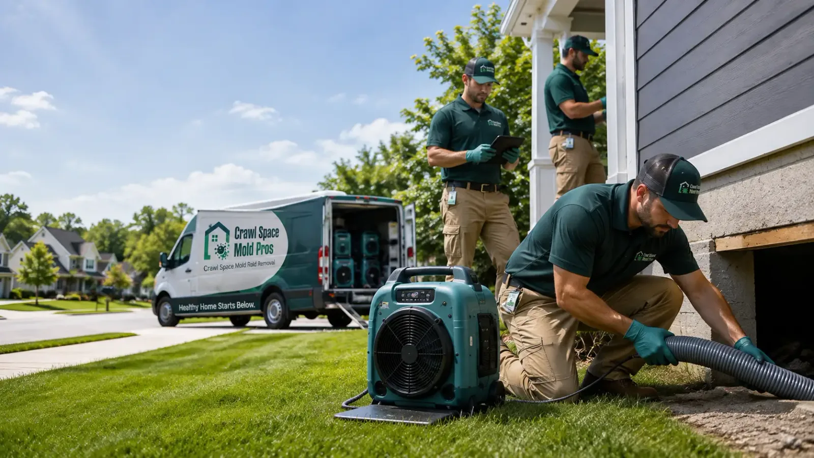 Crawl Space Mold Removal in Monticello, IL